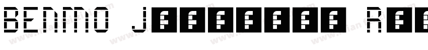 BENMO Jingyuan Regular字体转换